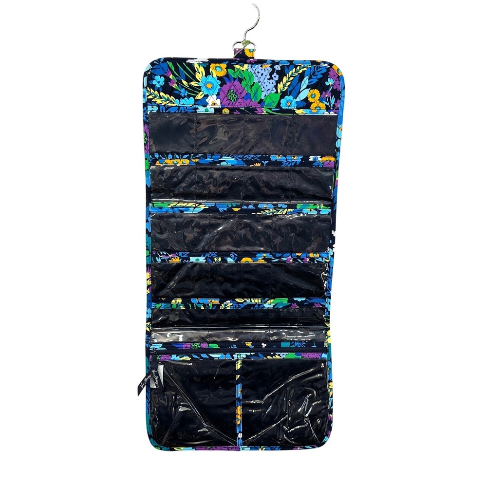 Vera Bradley Midnight Blues Keep It Up Organizer Floral Hanging Travel Bag NWT